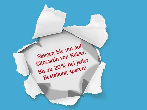 Citocartin®, das Articain von Kulzer. Gleicher Wirkstoff. Gleiche Qualität. Gleiche Anwendung. Günstigerer Preis!