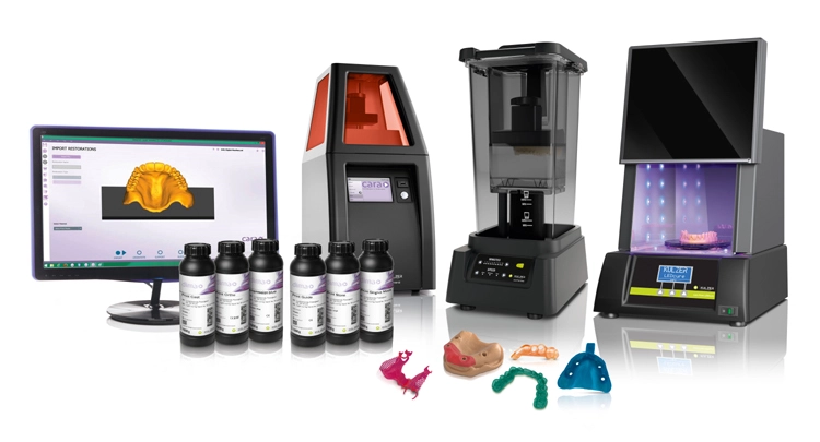 Das halbautomatische 3D-Druck-System cara Print 4.0 – schnell und wirtschaftlich.