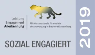 LEA Signet Mittelstandspreis für soziale Verantwortung 2019.