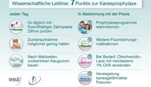 Abb 1: Leitlinie zur Kariesprophylaxe