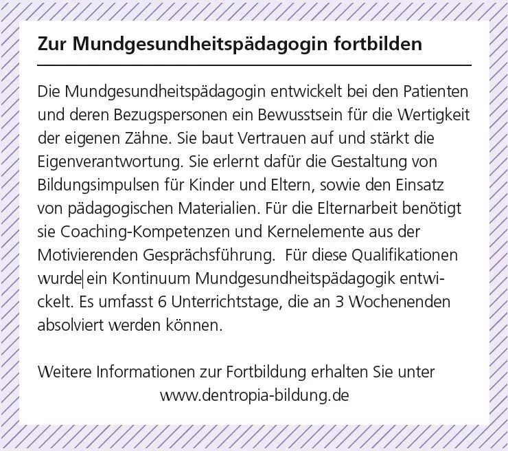 Weitere Informationen unter www.dentropia-bildung.de.