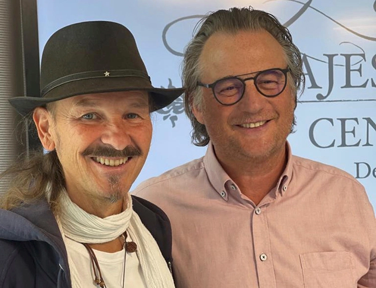 ZTM Achim Ludwig (l.) mit Olaf van Iperen.