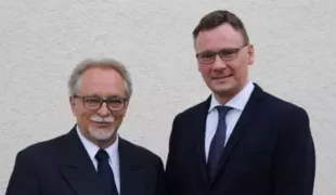 Dr. Robert und Joachim von Cieminski.
