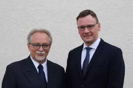 Dr. Robert und Joachim von Cieminski.