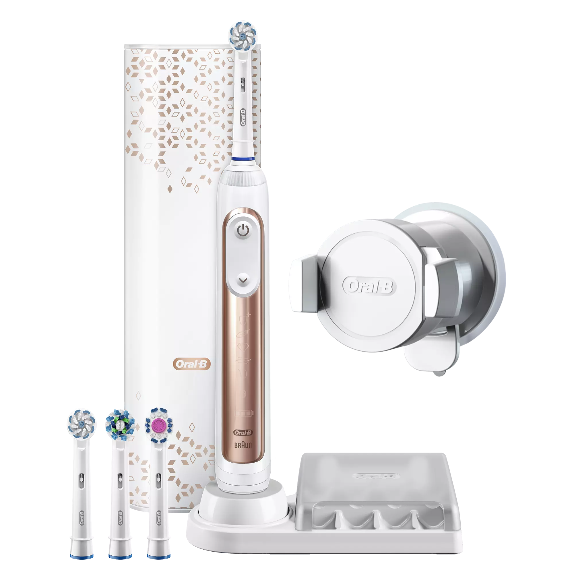 Die Oral-B GENIUS 9000 in der Farbe Roségold.