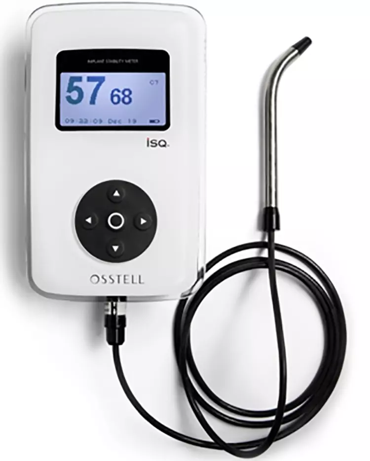 Abb. 4: Osstell Mentor Messgerät zur Resonanzfrequenzanalyse.