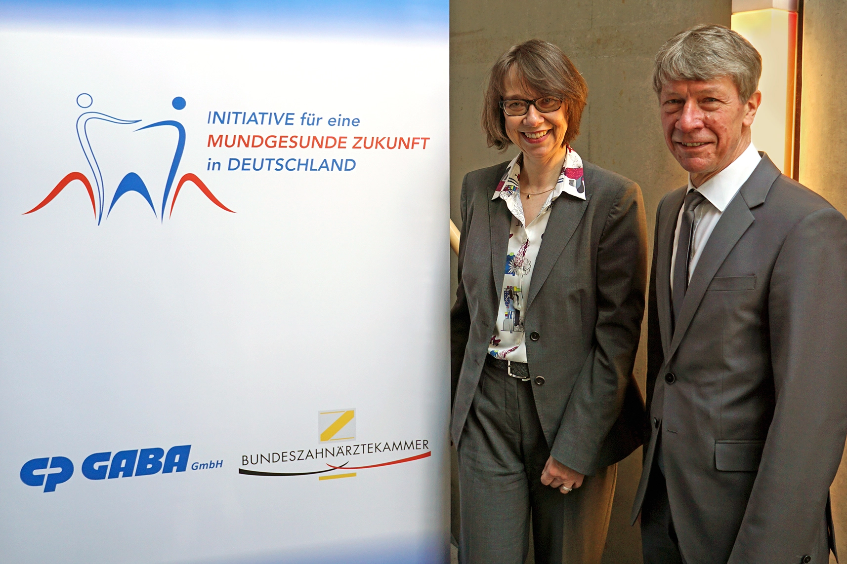 Dr. Marianne Gräfing von Schmettow, Prof.Dr. Dietmar Oesterreich, Co-Initiatoren.