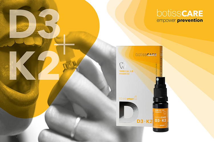 Das botissCARE Produktportfolio umfasst unter anderem den Cube Reader, Rapi-D™ Tests und D3 + K2 10ml Sprays und ist ab sofort im eShop bei Straumann erhältlich.