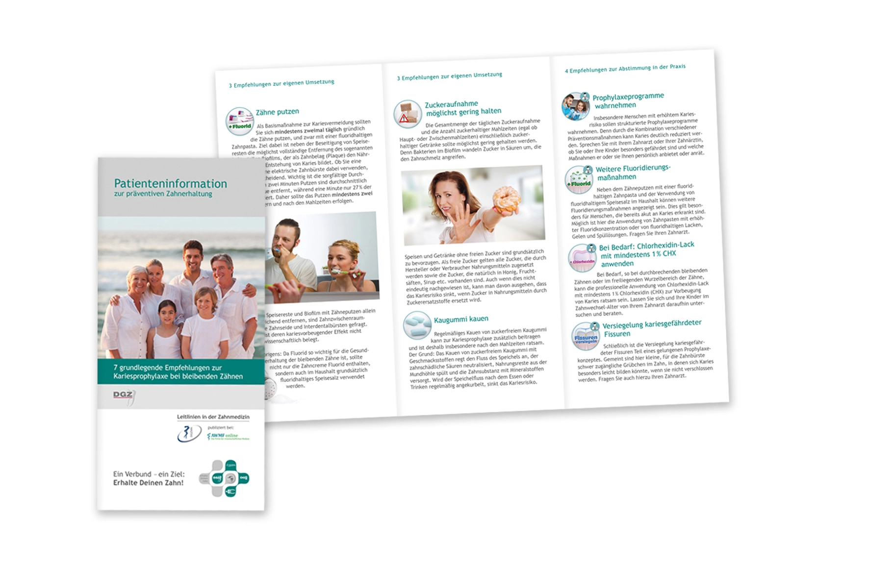 Leitlinien-Patientenflyer der DGZ.