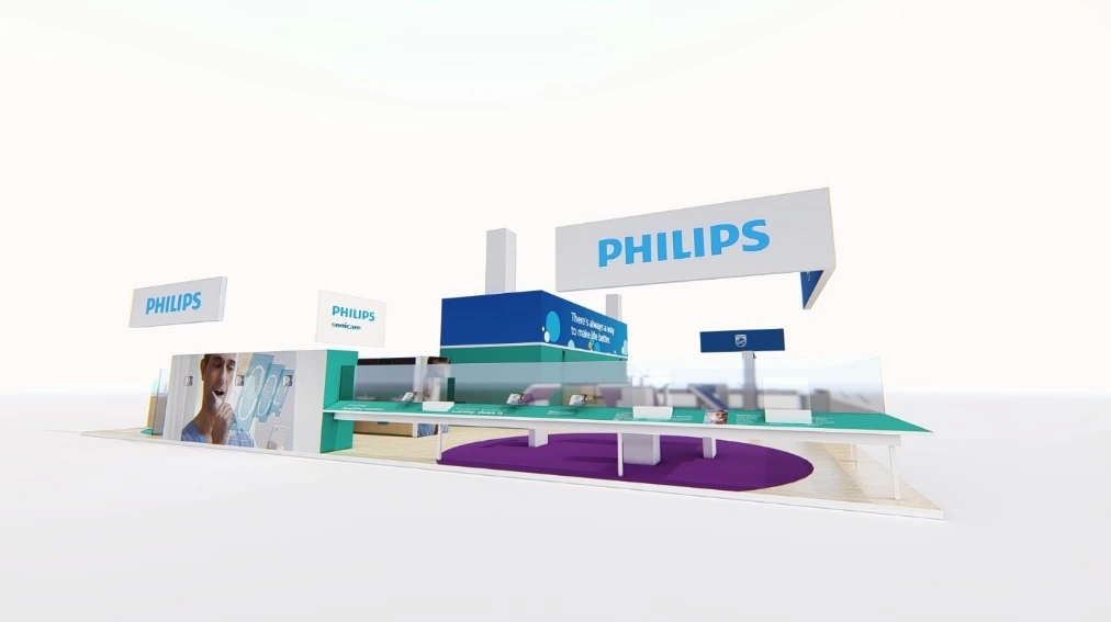 Der Philips Messestand befindet sich in diesem Jahr in Halle 05.2, Stand C010