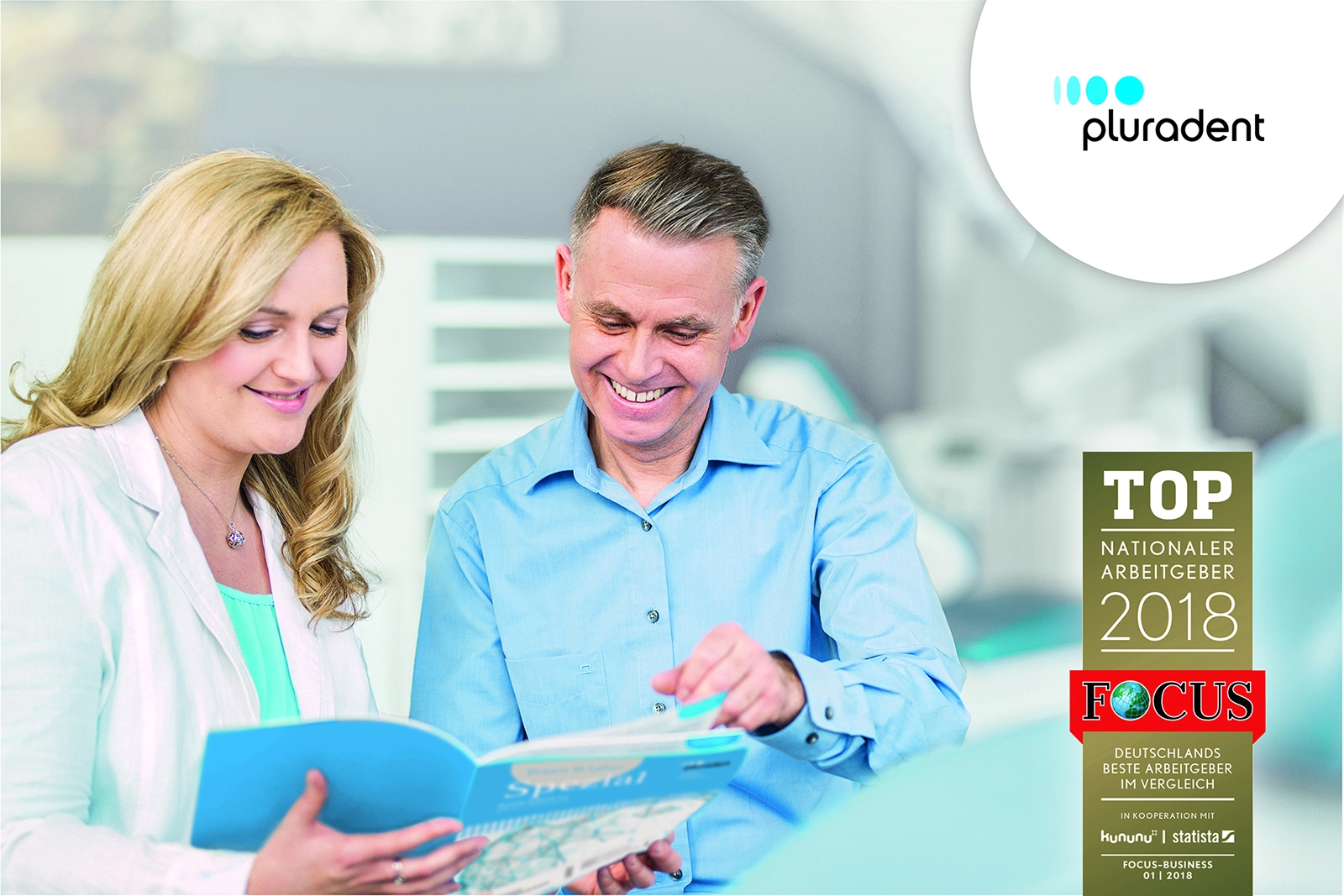 Pluradent erhielt das Label „Top Nationaler Arbeitgeber“.