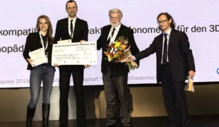 Siegerehrung der Gewinner in 2018.