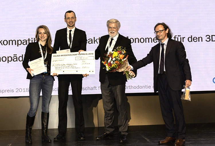 Siegerehrung der Gewinner in 2018.