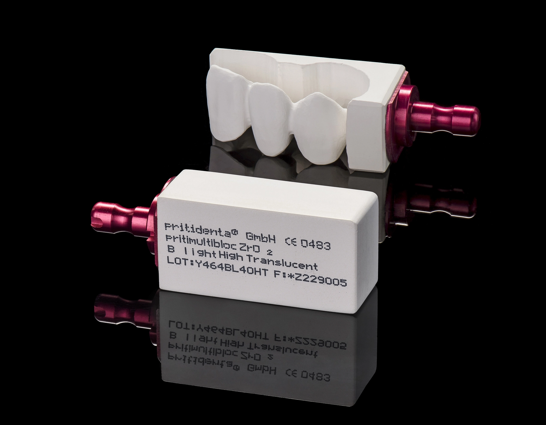 Der neue priti multibloc ZrO2 multicolor HighTranslucent.