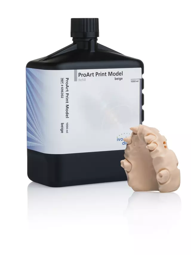 Mit ProArtPrint Model lassen sich opake Modelle herstellen. © Ivoclar Vivadent