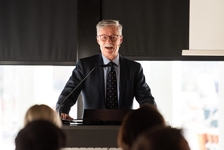 Prof. Dr. H. C.  Lauer, Präsident der Klaus-Kanter-Stiftung.