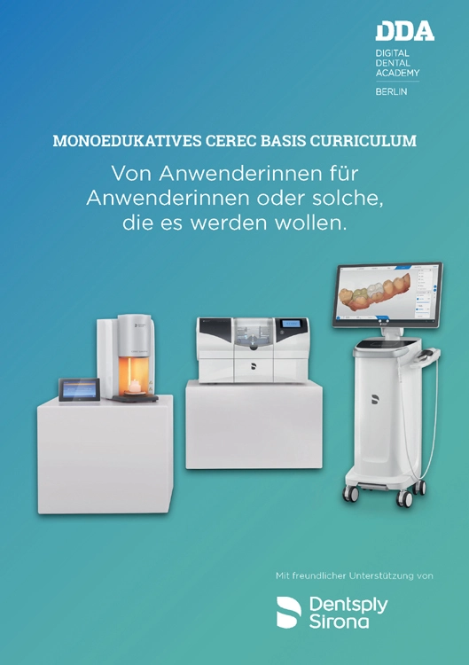 Die Programmbroschüre des CEREC Basis Curriculums enthält eine ausführliche Beschreibung der einzelnen Module.