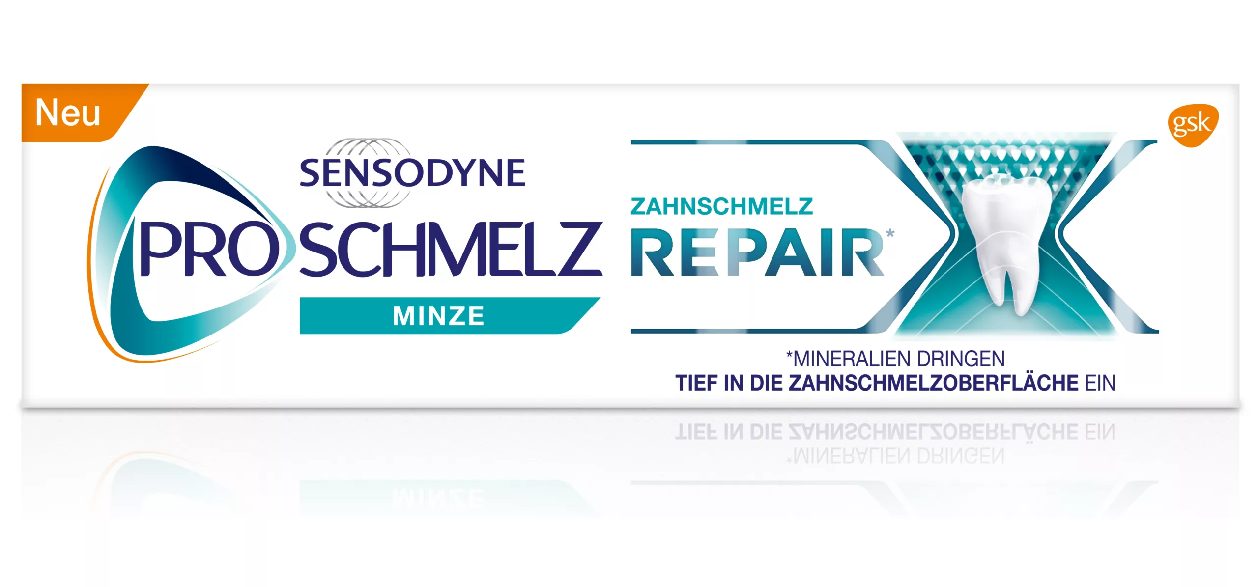 Sensodyne ProSchmelz Zahnschmelz REPAIR ist ab Mitte Februar
2019 im Drogeriefach- und Lebensmitteleinzelhandel sowie in
ausgewählten Apotheken für 4,49 € (UVP) erhältlich.