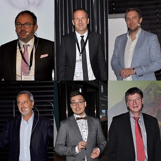 Die DGDOA-Gründer Dr. Ingo Baresel und Dr. Jens Baresel sowie die Referenten Dr. Jan-Frederik Güth, Dr. Sven Holtorf, ZTM Clemens Schwerin und Prof. Dr. Bernd Wöstmann. (v. l.n.r.)
