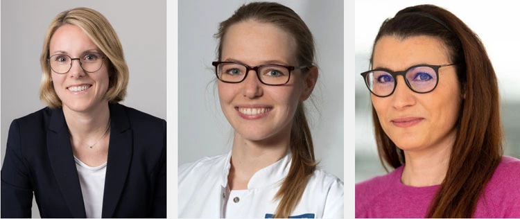 Prof. Dr. Cornelia Frese, Dr. Theresa Wohlrab und Maria Inceoglu (v.l.n.r)