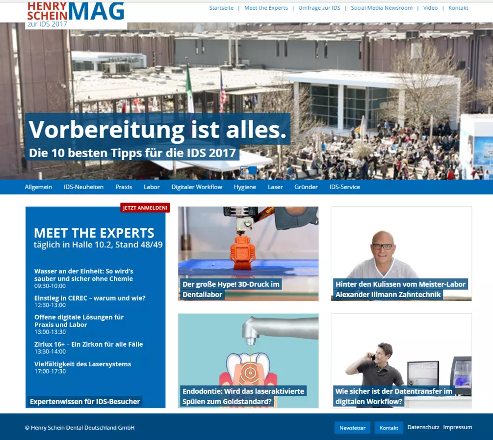 Das Henry Schein MAG präsentiert die wichtigsten Trends und Neuheiten der IDS.