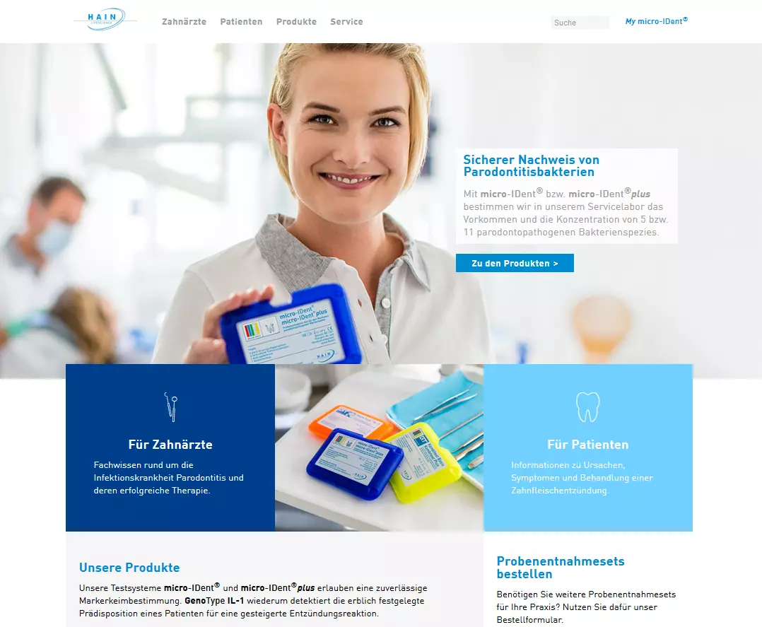 Ein Besuch der neuen Website www.micro-IDent.de lohnt.