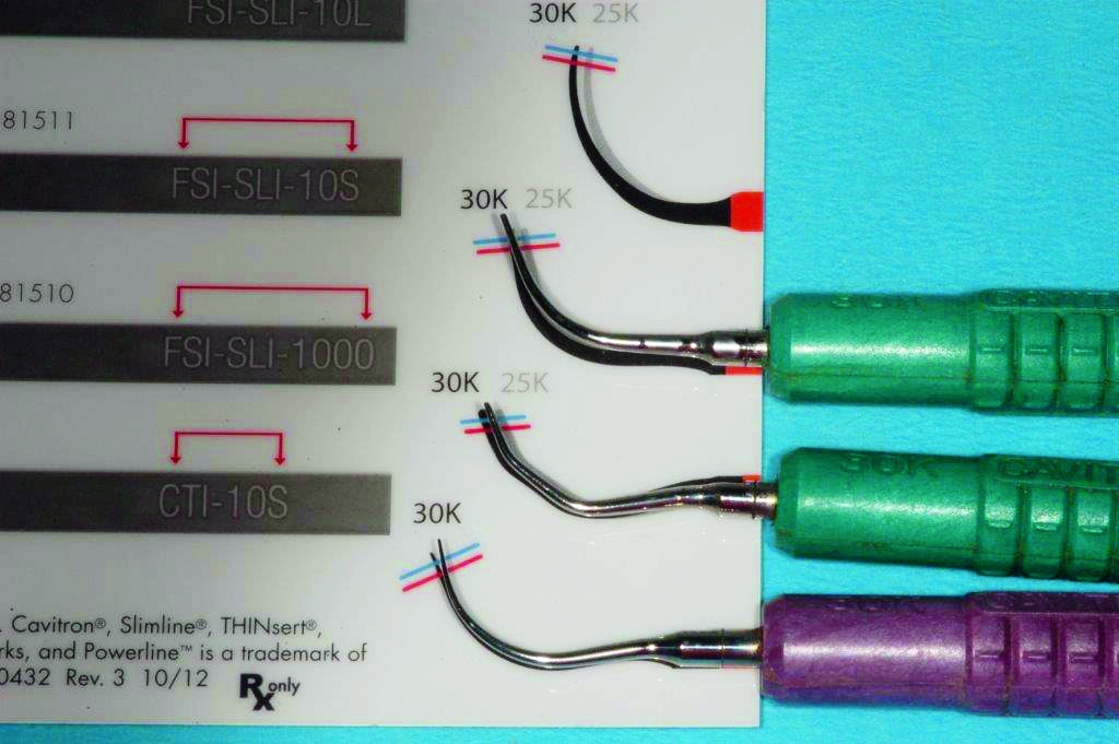 Abb. 5: Mit Messkarten lässt sich der Abnutzungsgrad der Inserts einfach bestimmen.