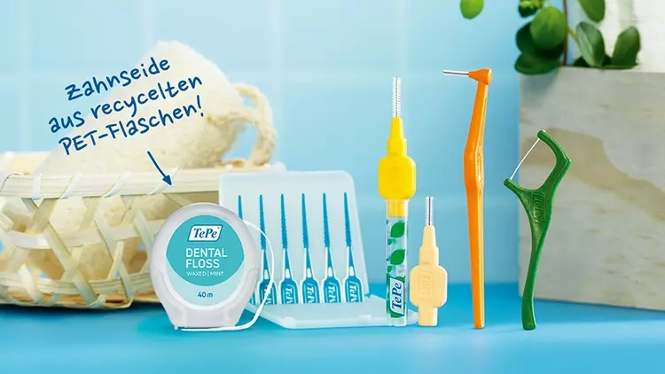 TePe Dental Floss ist empfohlen für den täglichen Gebrauch.