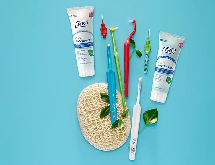 Die TePe Pure TM Linie ist die ideale Wahl bei empfindlicher Mundschleimhaut, sensiblem Zahnfleisch, bei Mundtrockenheit, Aphten oder dem Sjörgen Syndrom.