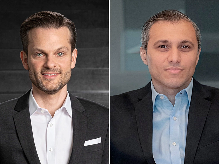 Links: Dr. Nicolas Rohde Chief Strategy Officer, vhf camfacture AG; Rechts: Mohamed Soliman CEO, vhf Inc.