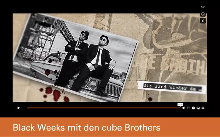 Hier gehts zum Video der Cube-Brothers und Ihren Angeboten.