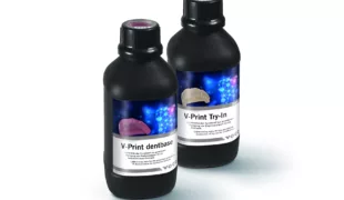 V-Print dentbase und Try-In von VOCO.