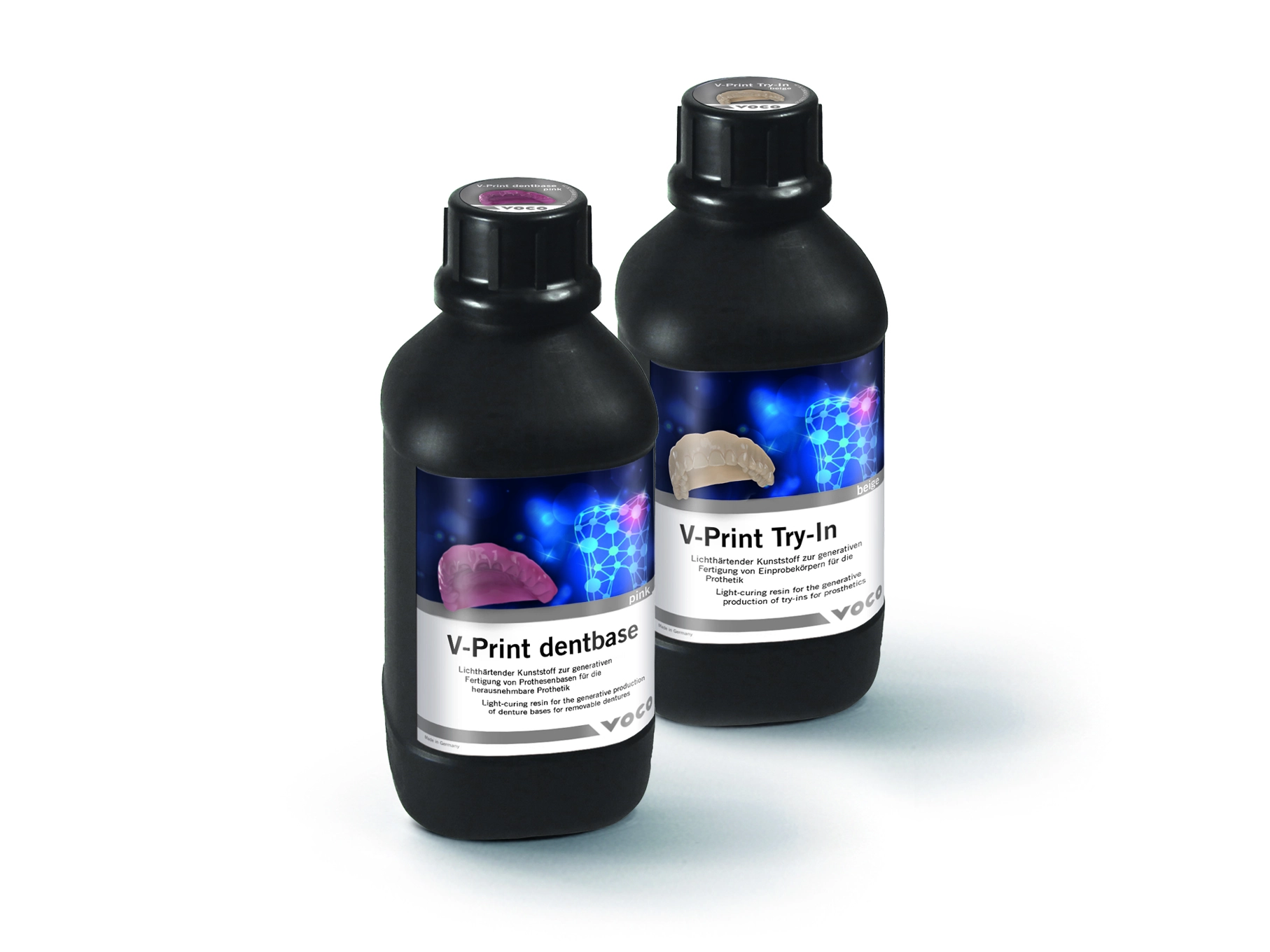 V-Print dentbase und Try-In von VOCO.