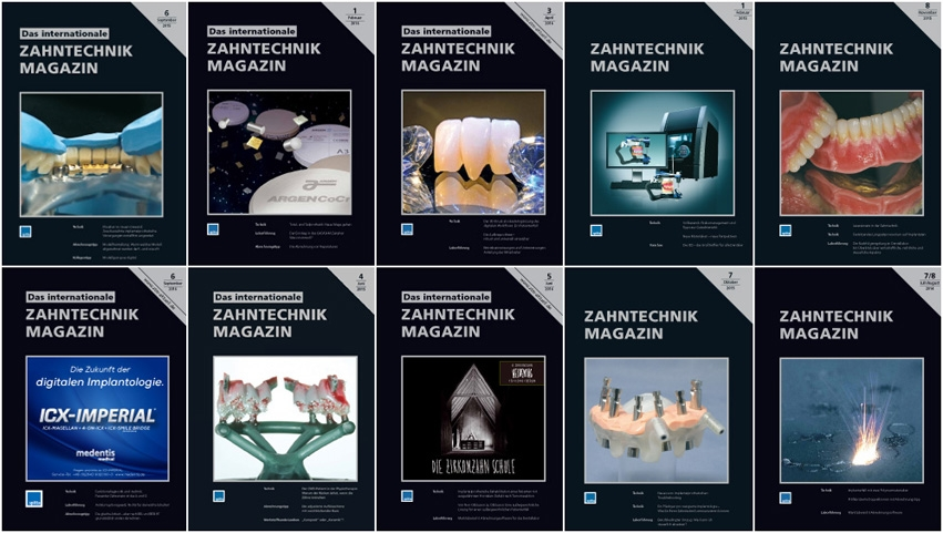 Seit 1997 am Markt: das internationale Zahntechnik Magazin aus dem Spitta Verlag.