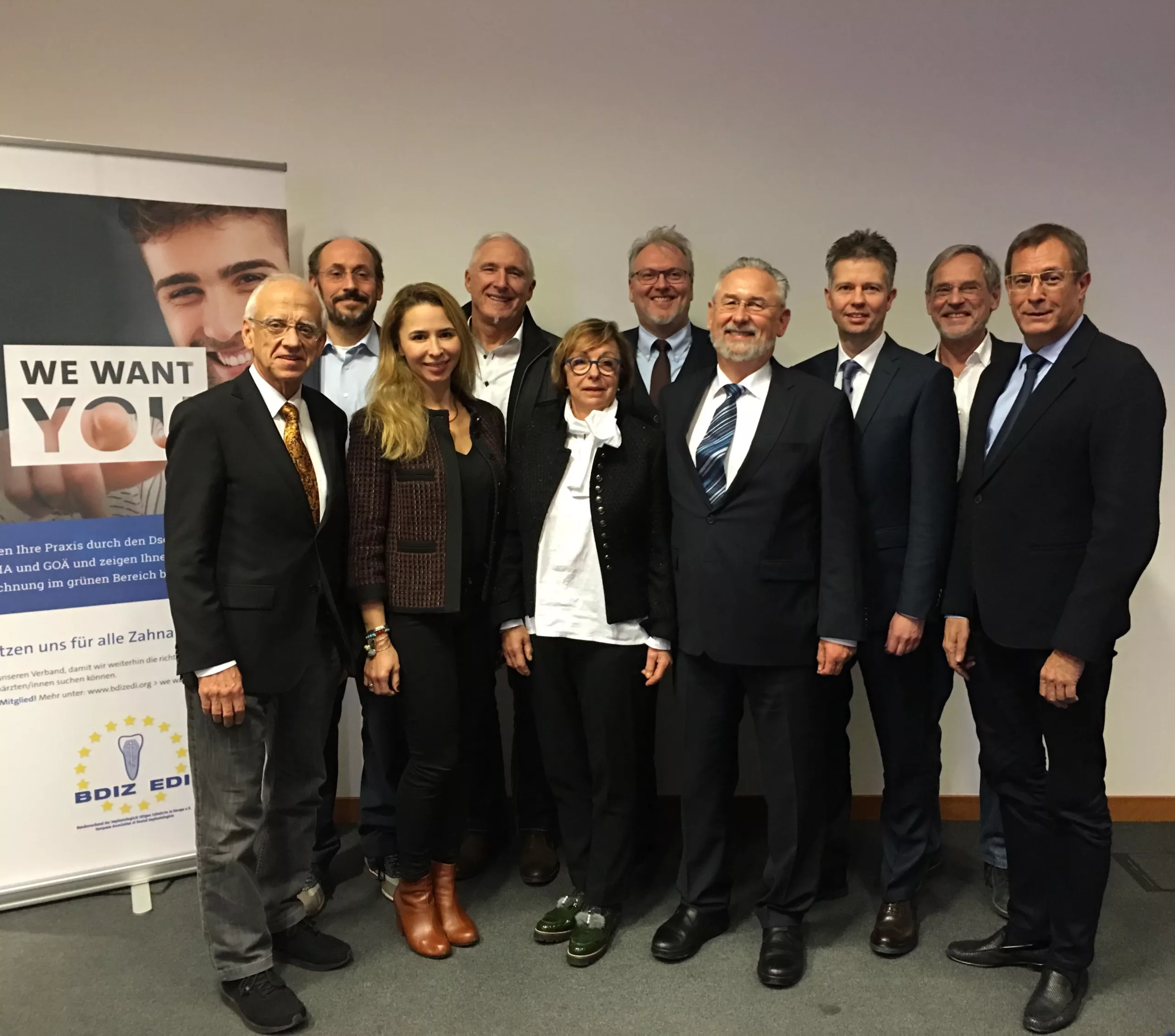 Der Vorstand des BDIZ EDI 2017 bis 2021: (v.l.n.r.:)