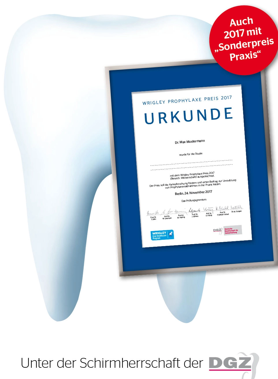 Bis zum 1. März läuft die Bewerbungsfrist zum Prophylaxepreis.
