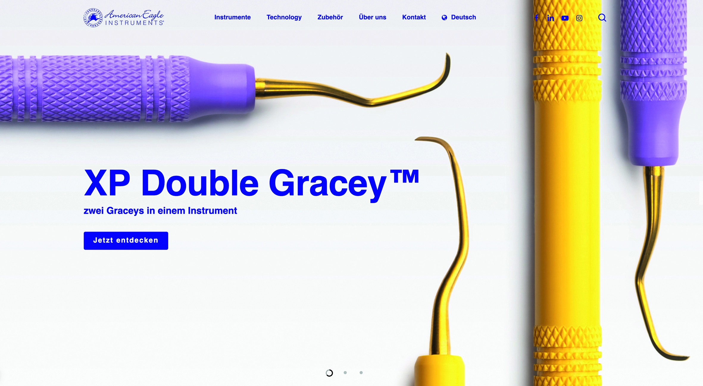 Die neue Webseite von American Eagle