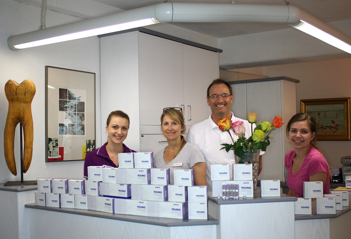 Gehören zu den zehn Hauptgewinnern: das Team der Praxis Dr. Kronseder in Erding.