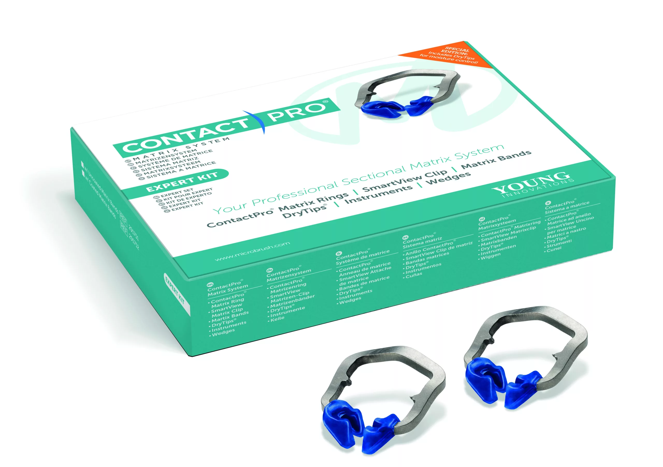 ContactPro® Ringe von Microbrush® mit Memory Effekt.