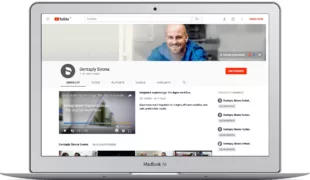 Screenshot des Youtube-Kanals von Dentsply Sirona.