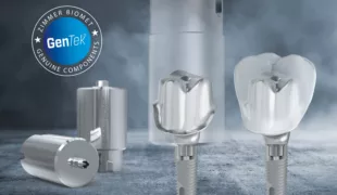 Die einteiligen, individualisierten Titan-Abutments können in nahezu jedem Dentallabor entworfen und hergestellt werden.
