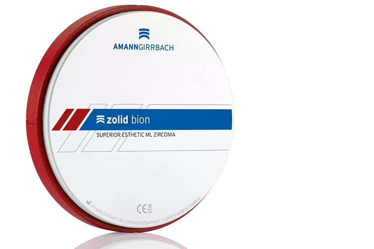 Zolid Bion ist das neue Produkt von Amann Girrbach in der Sparte Zirkonoxid.