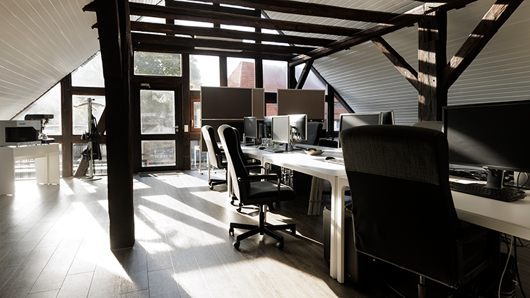 Blick in die Räumlichkeiten des Schulungszentrums.