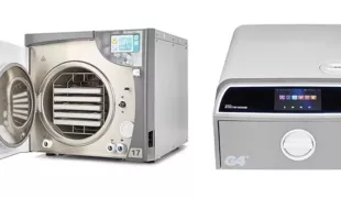 Links Bravo G4 geöffnet und rechts SciCan StatimB 6000 G4+.