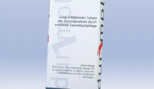 durimplant bietet einen langanhaltenden Schutz des Zahnimplantats durch eine wirksame Zahnfleischpflege.