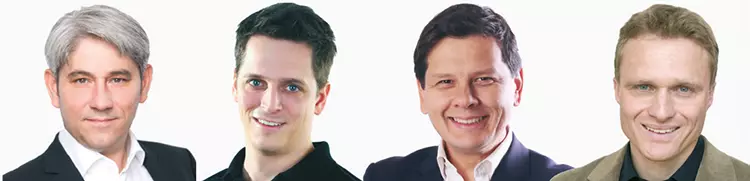 Der neue Vorstand (von links): Präsident Dr. Jens Tartsch, Vizepräsident PD Dr. Stefan Röhling, Prof. Andre Chen und Dr. Frank Maier.