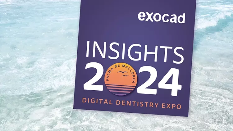 exocad Insights 2024, die vierte Ausgabe des Events für Dentallabore und Zahnärzte, findet am 9. und 10. Mai 2024 in Palma de Mallorca, Spanien, unter dem Motto „Network. Innovate. Lead.“ statt.