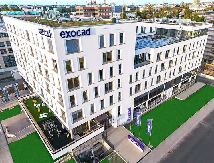 exocad,  Hauptsitz in Darmstadt.
