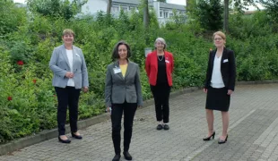 v.l.: Hannelore König, Karin Becker-Oevermann, Ingrid Gerlach, Stephanie Schreiber.