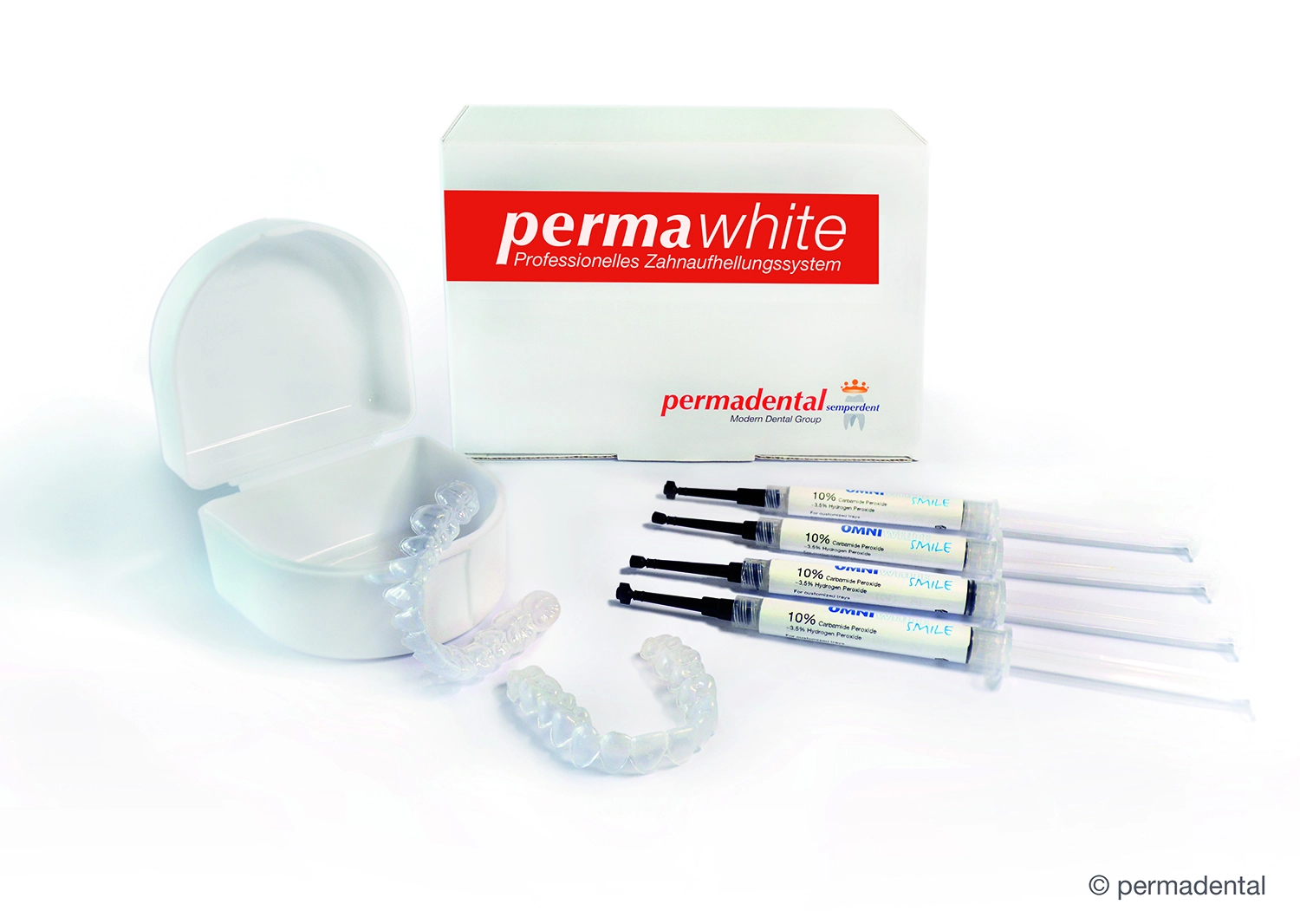 Das permawhite Zahnaufhellungssystem.
